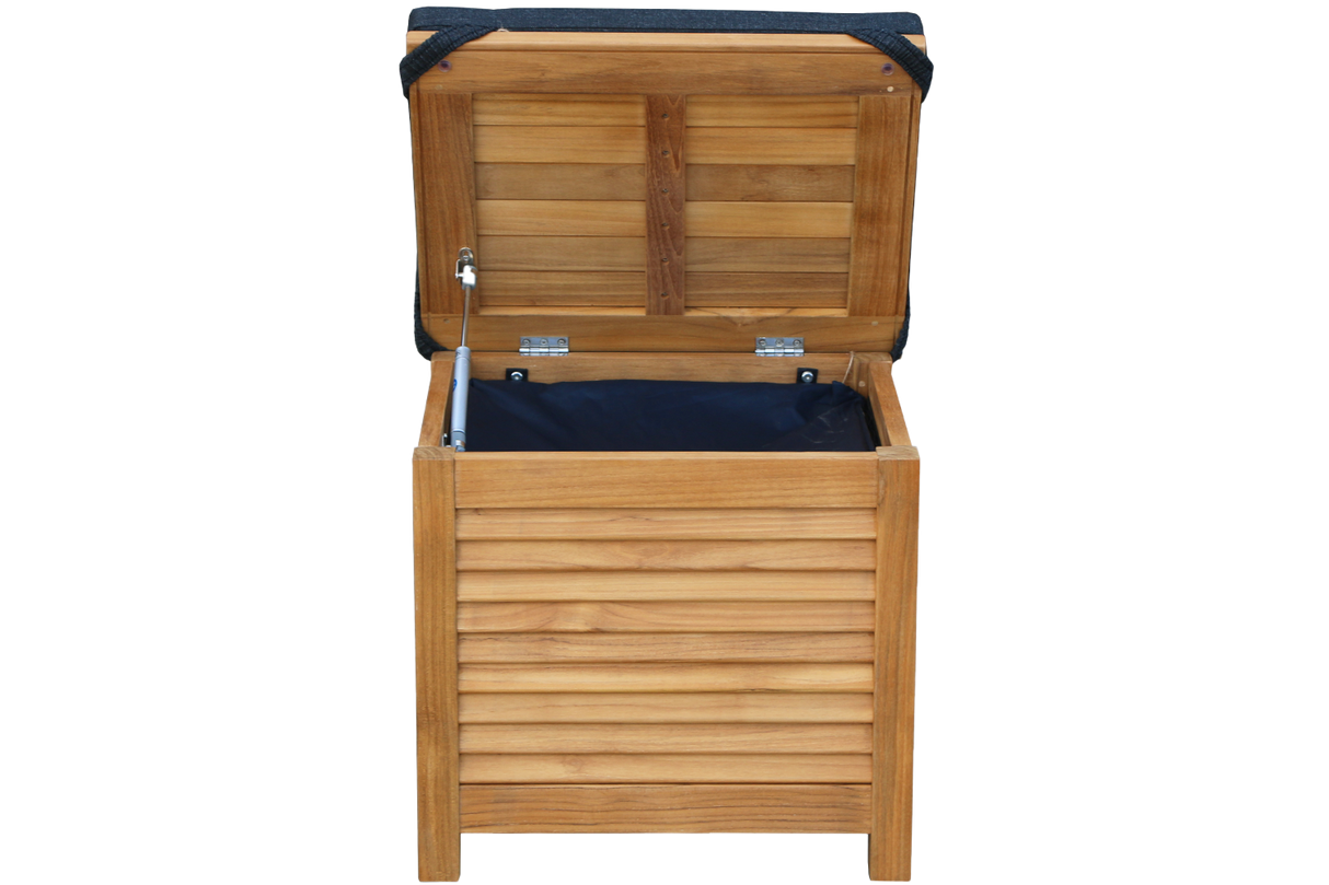Agnes Aufbewahrungsbank aus Teak 50 cm