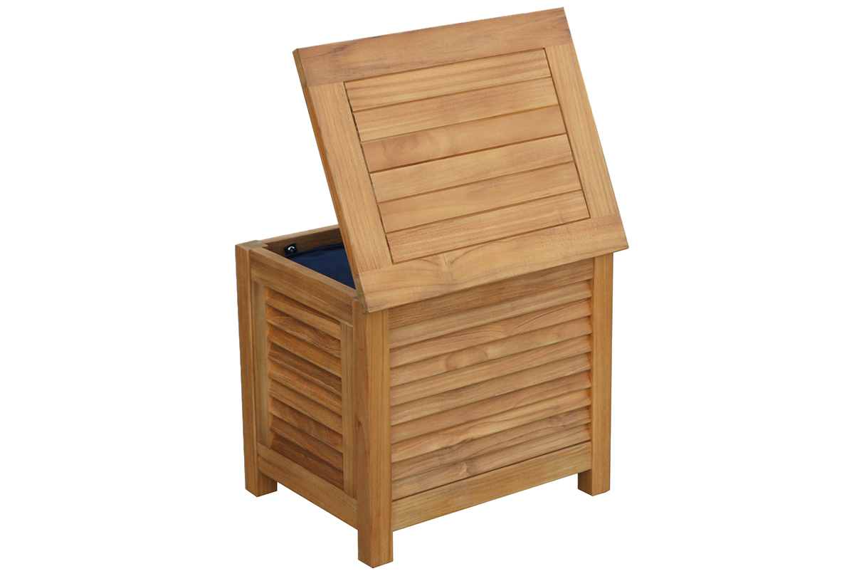 Agnes Aufbewahrungsbank aus Teak 50 cm