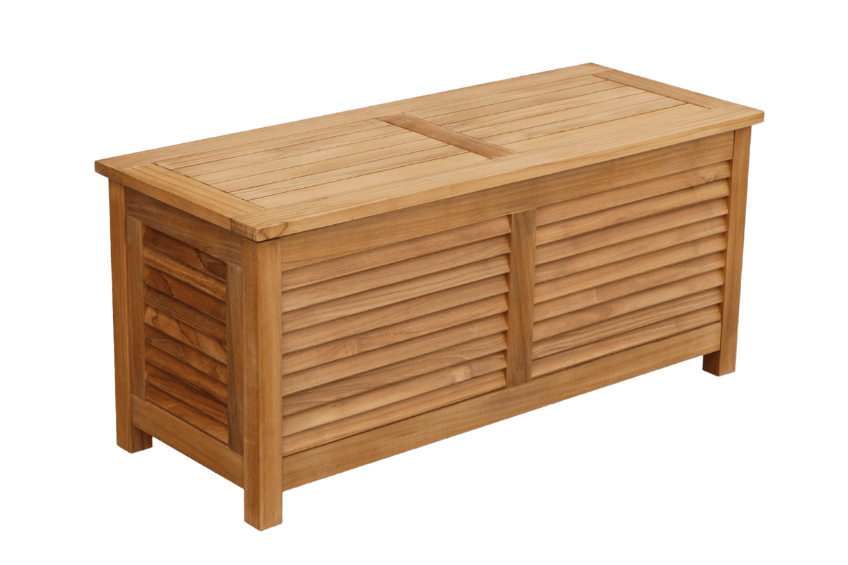 Agnes Aufbewahrungsbank aus Teak 100 cm