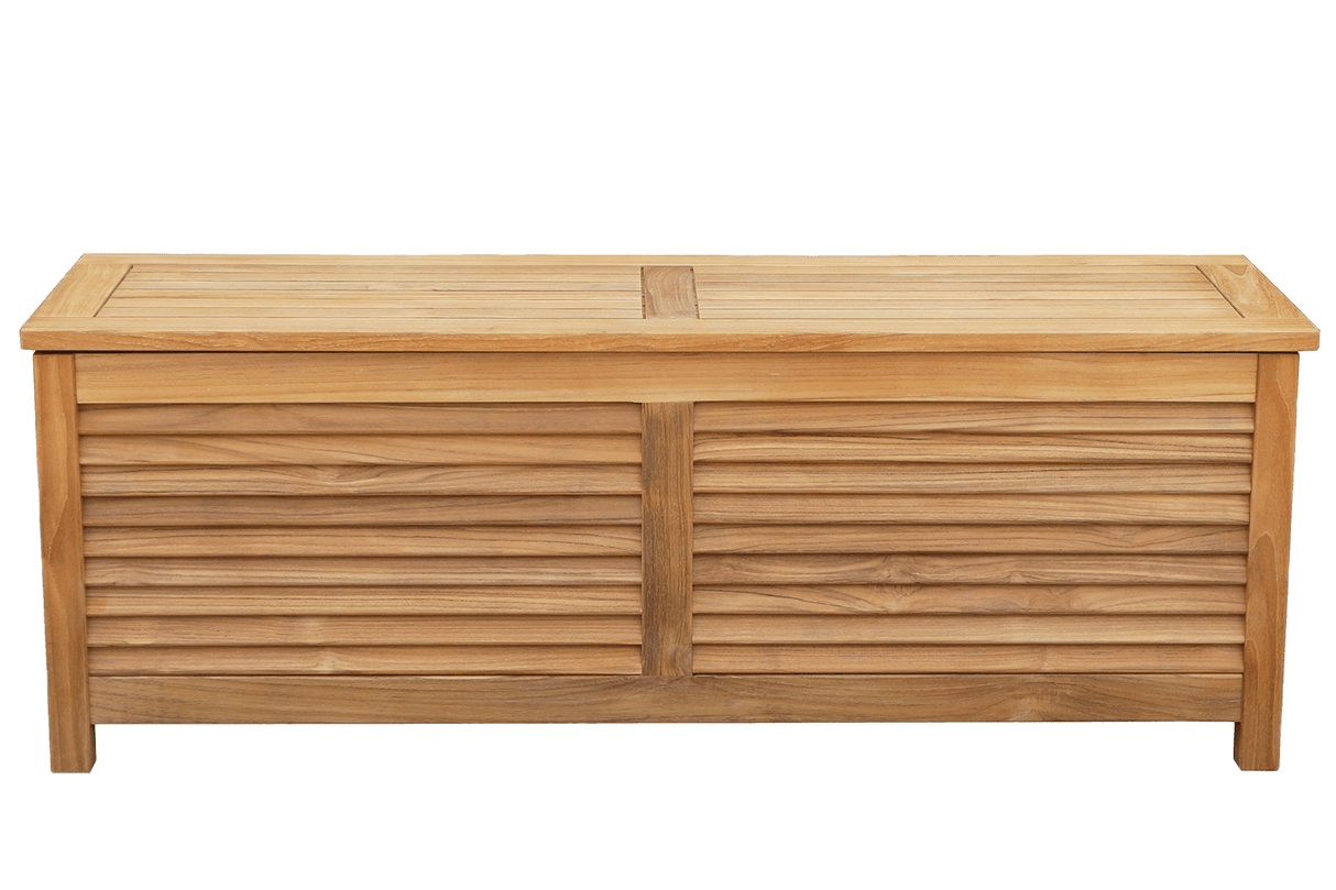 Agnes Aufbewahrungsbank aus Teak 125 cm