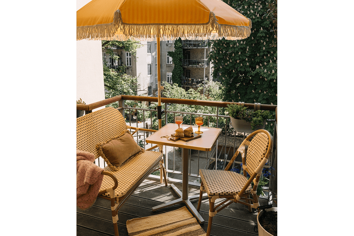 Florine Cafétisch mit Aluminiumgestell 60 x 60 cm