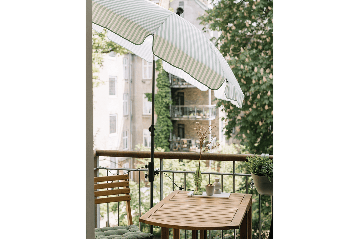 Jamila gestreift Sonnenschirm mit Kippfunktion Ø150 cm