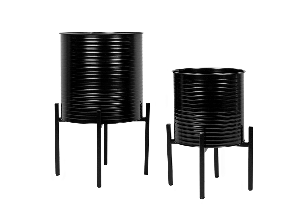 Rosa Rillo Blumentöpfe Set