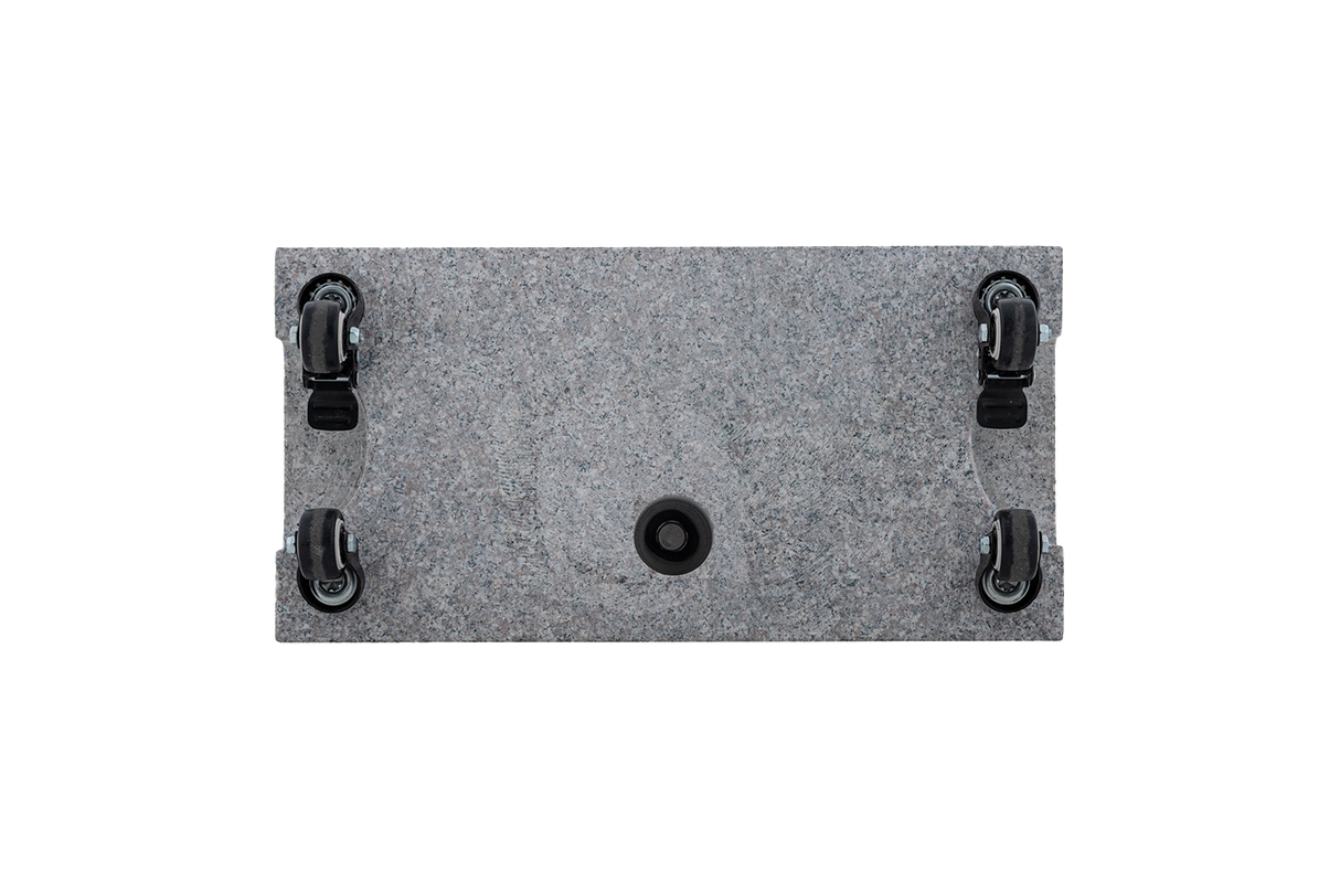 Derby Sonnenschirmständer aus Granit mit Rollen - 25 kg