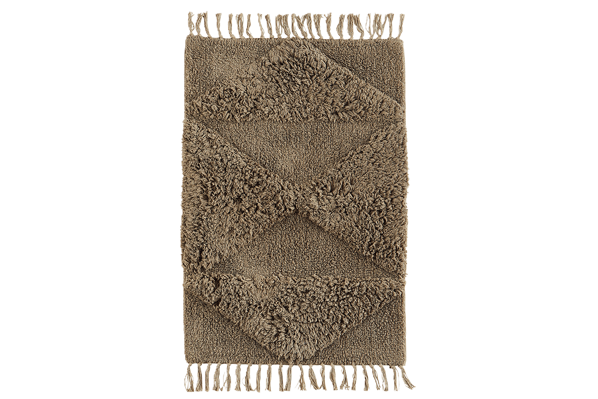 Getuftete Badematte aus Baumwolle 60 x 90 cm