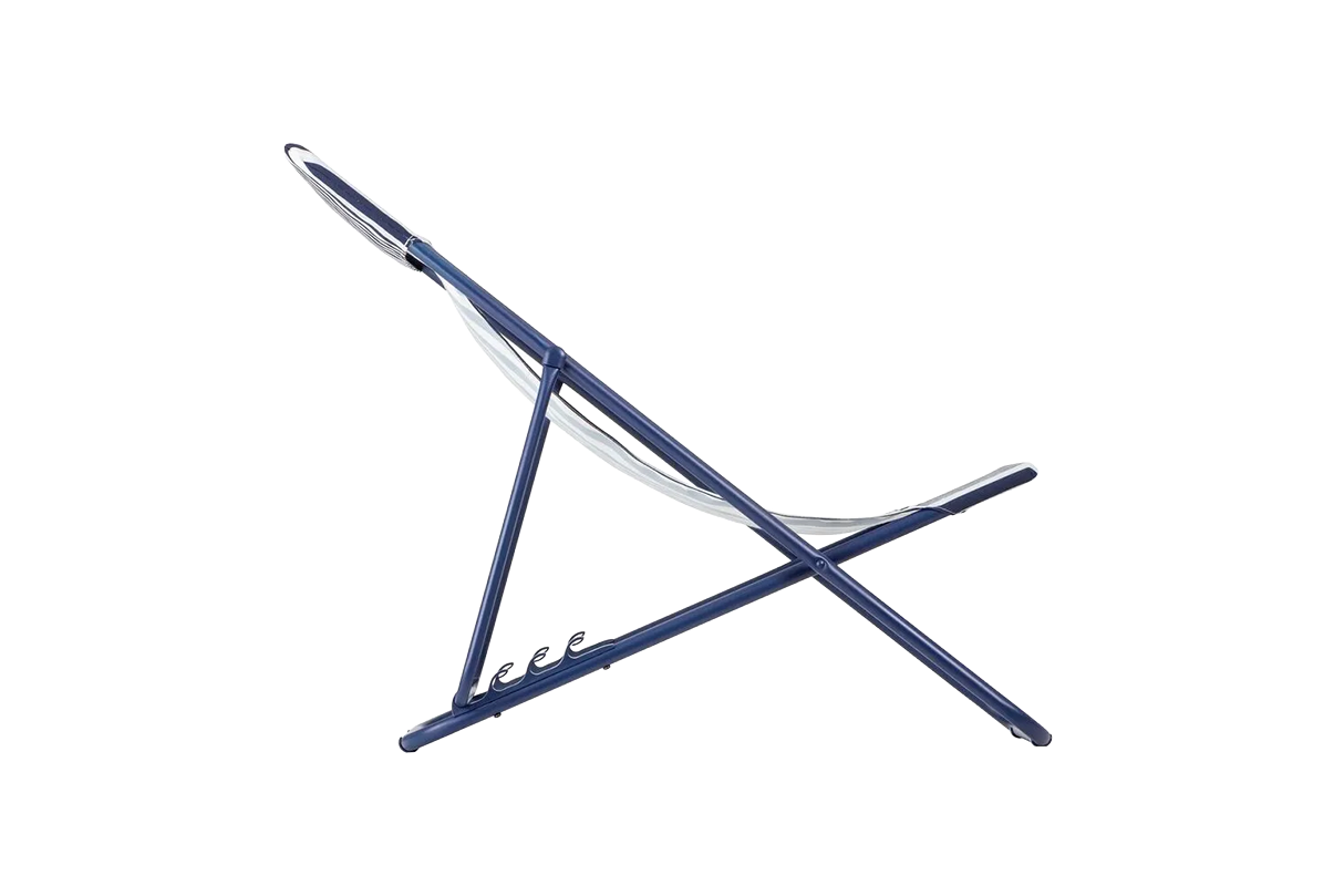 Maxi transat airlon gestreifter Liegestuhl