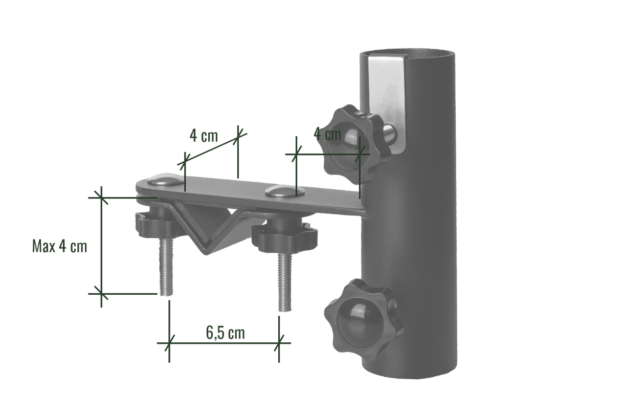 Milo Sonnenchirmhalterung für rundes Geländer