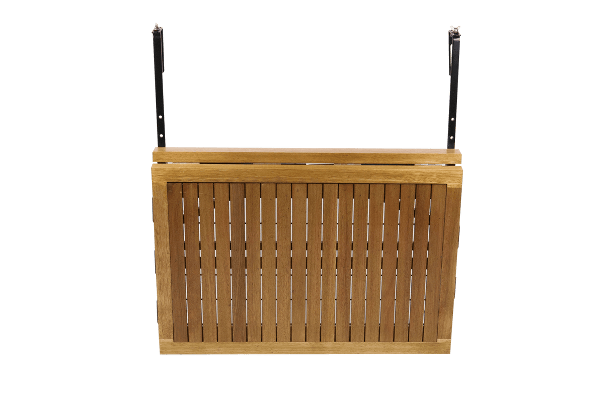 Alma teak Hängetisch mit Wäscheleine 100 x 60 cm