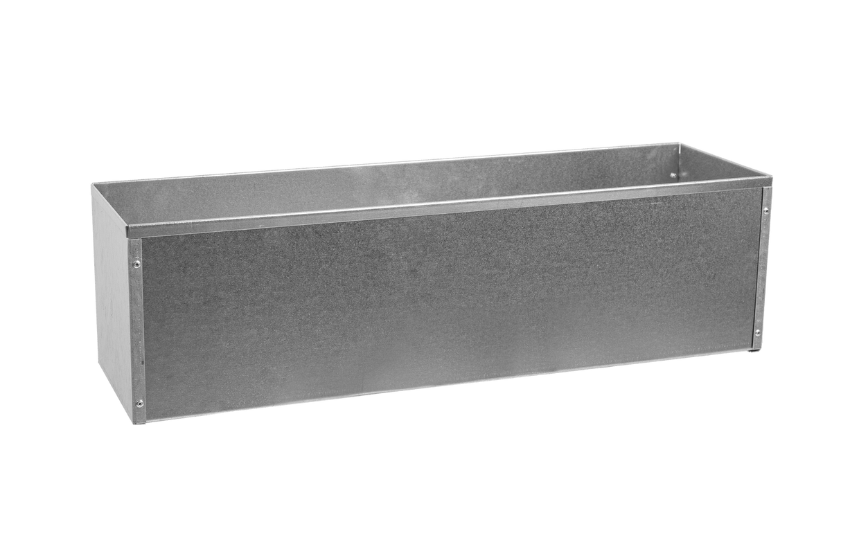 Liva Balkonblumenkasten aus verzinktem eisen 60 / 80 / 100 cm