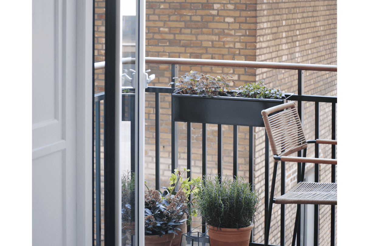 Esther Balkonblumenkasten Dunkelgrün 40 / 60 / 80 cm