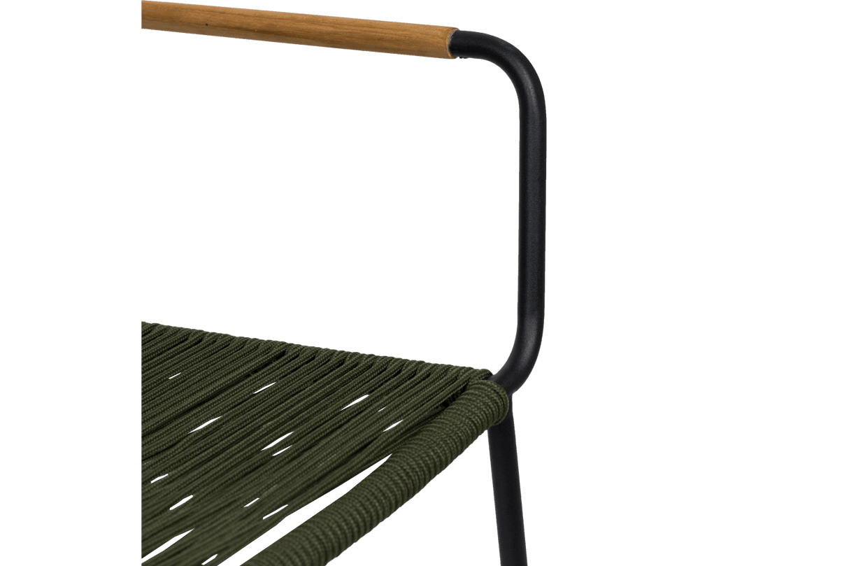 Freja Flechtstuhl mit Armlehne