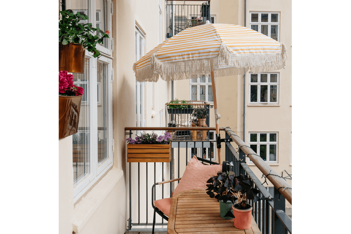 Stine Sonneschirm mit Streifen und Kippfunktion Ø155 / Ø160 cm