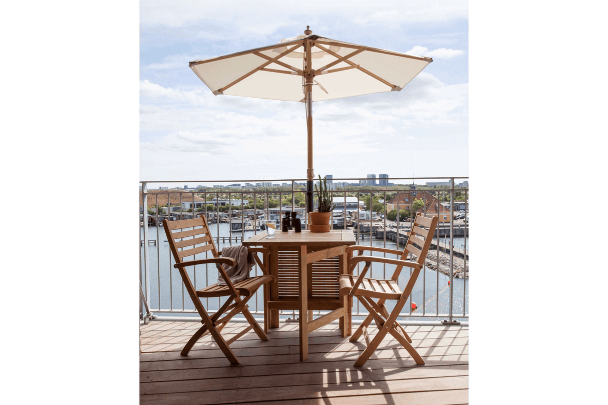 Cecilie Sonnenschirm mit Kippfunktion Ø180 cm inkl Halterung