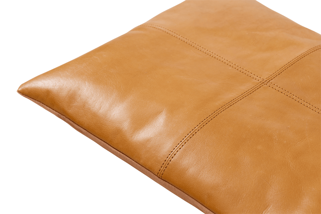 Leder Sitzkissen 73 x 35 cm