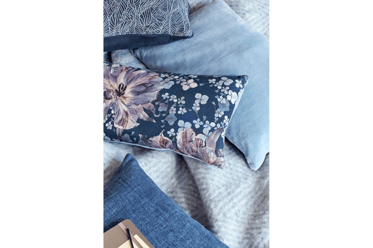 Mathea Wolldecke mit Fischgratmuster