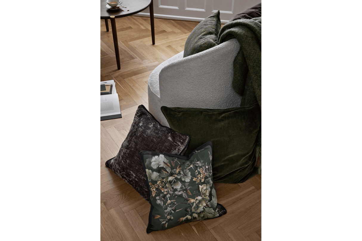 Mathea Wolldecke mit Fischgratmuster