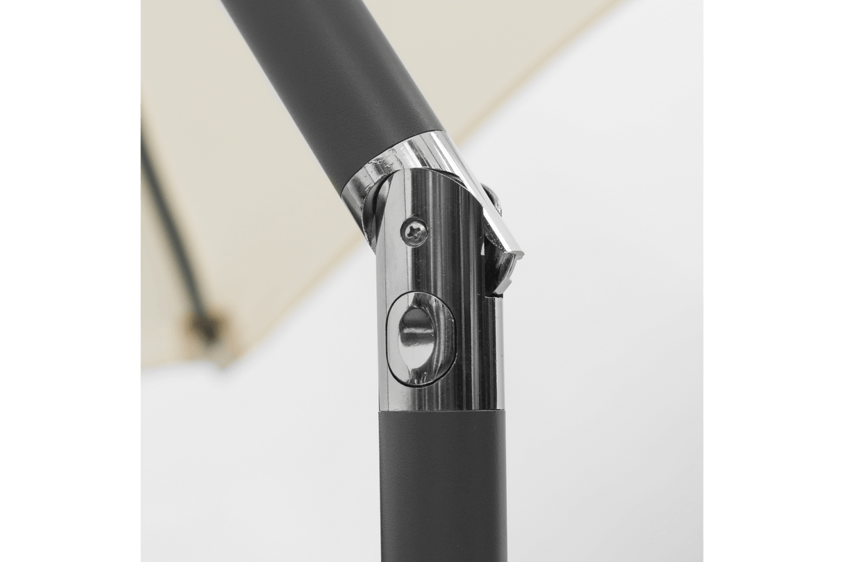 Frida Balkonsonnenschirm mit Hebe und Kippfunktion Ø160 / Ø200 cm