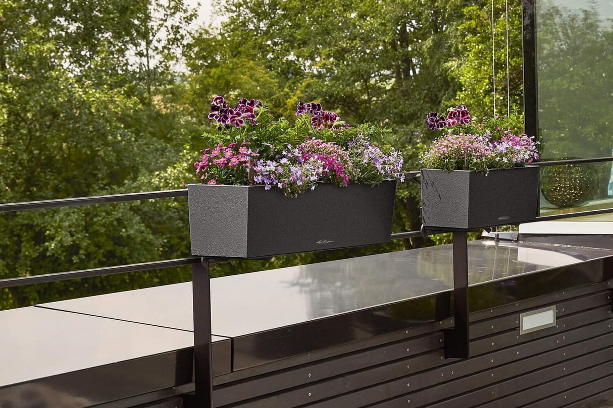 Stone Balkonblumenkasten mit Bewässerungssystem 80 cm