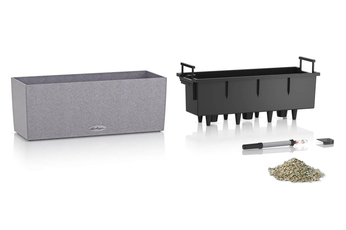 Stone Balkonblumenkasten mit Bewässerungssystem 50 cm