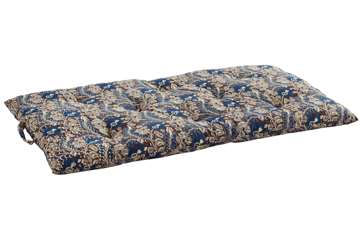 Gemusterte Matratze blue 60 x 100 cm