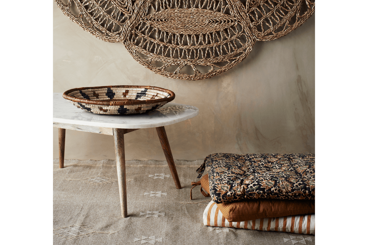 Sitzkissen mit Nadelstreifen 45 x 45 cm