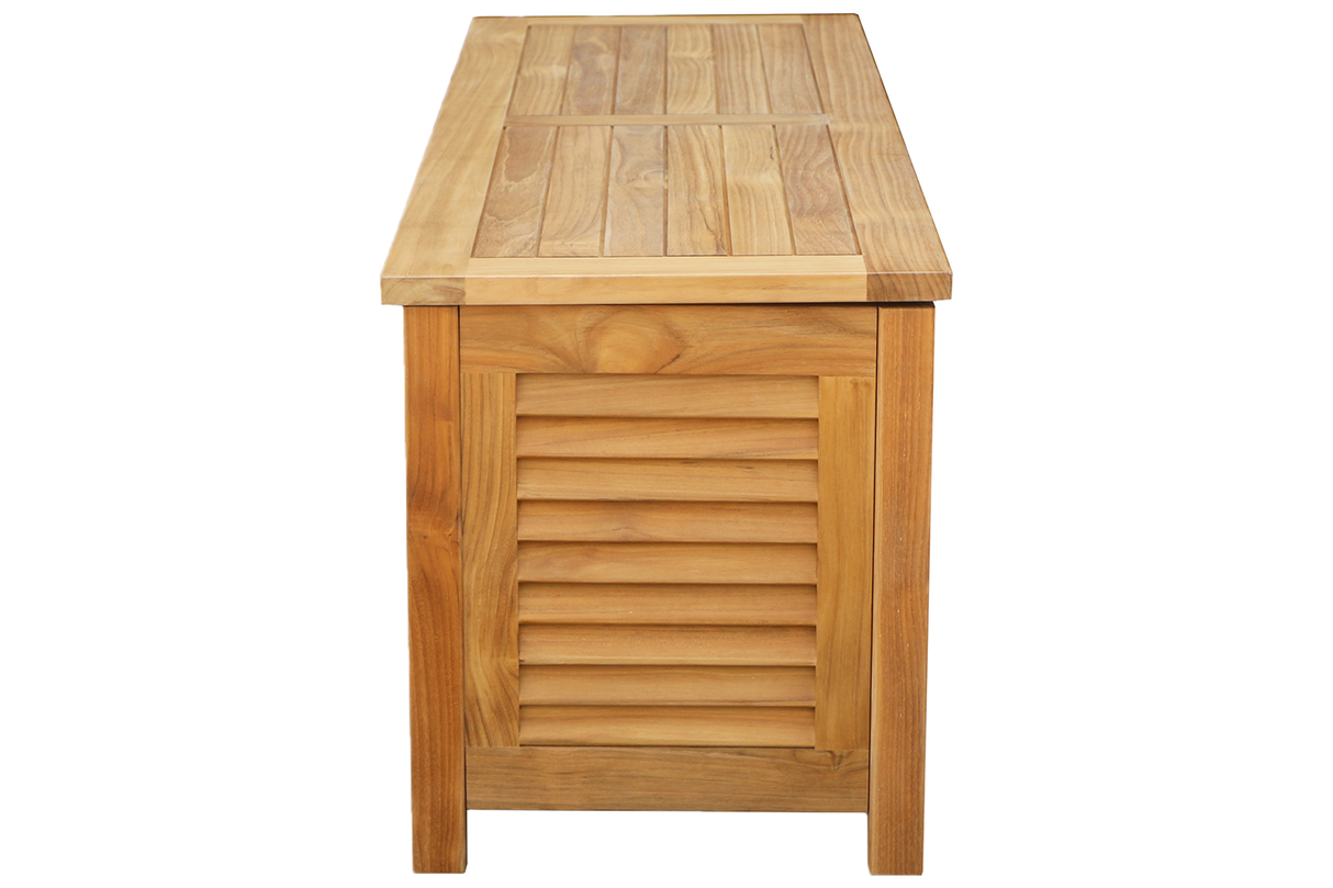 Agnes Aufbewahrungsbank aus Teak 125 cm