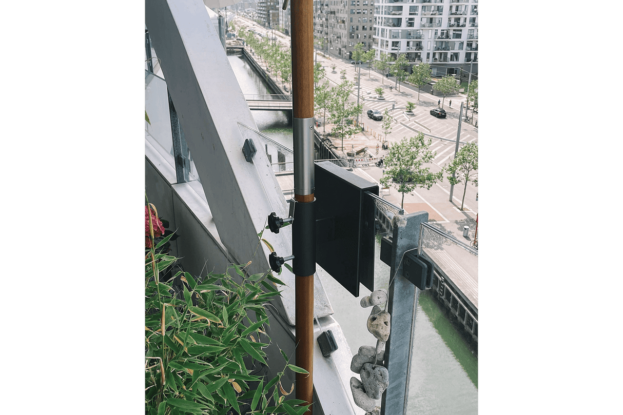 Bram Sonnenschirmhalter für Glasbalkon