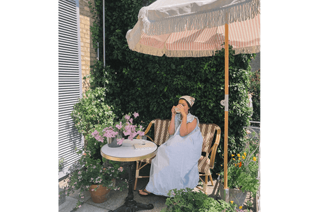 Claire Cafébank mit Französisches Geflecht