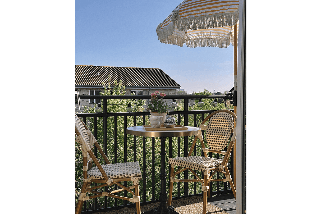 Colette Caféstuhl mit französischem Flechtmuster