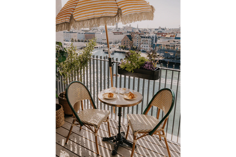 Estelle Caféstuhl aus französischem Geflecht