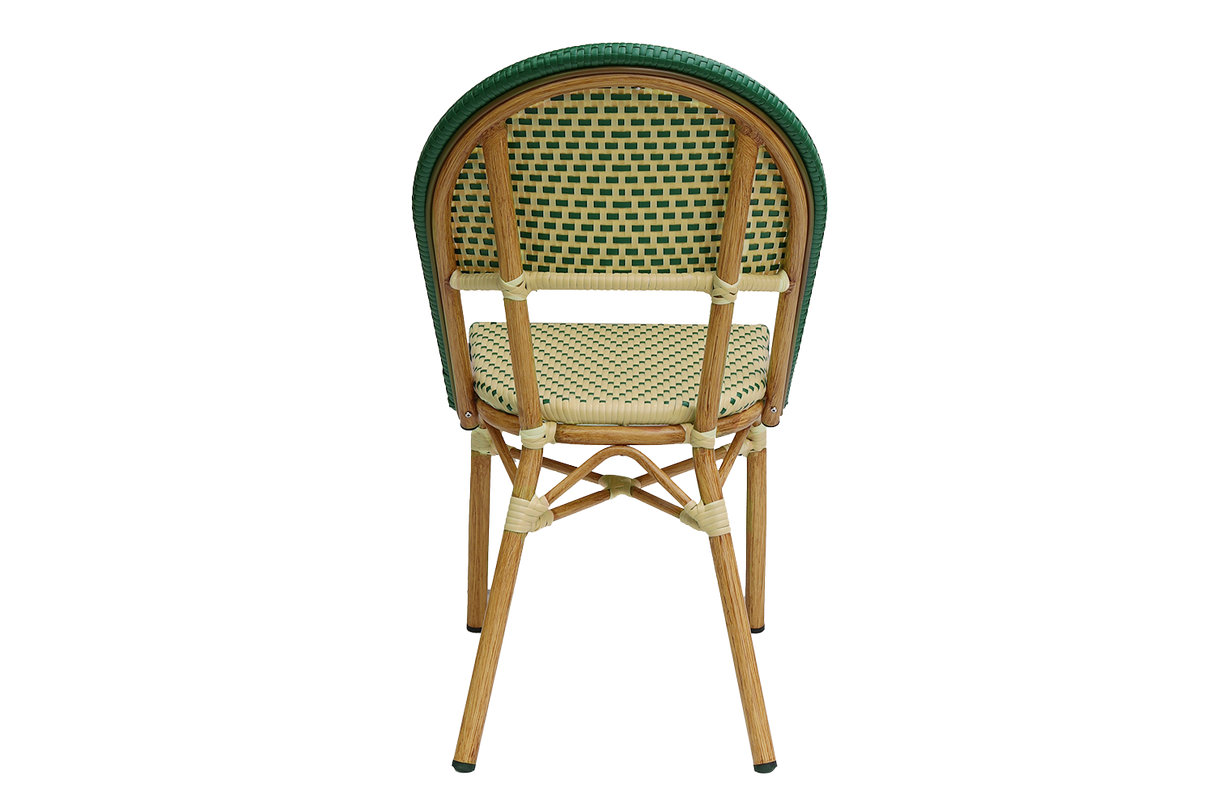 Estelle Caféstuhl mit Flechtmuster