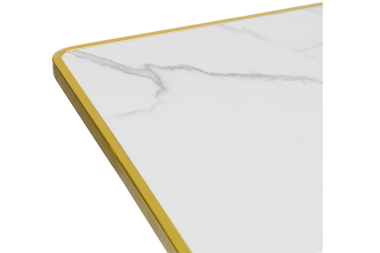 Florine Cafétisch mit Aluminiumgestell 60 x 60 cm