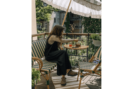 Galina teak Hängetisch 60 x 40 cm