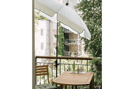 Jamila gestreift Sonnenschirm mit Kippfunktion Ø150 cm