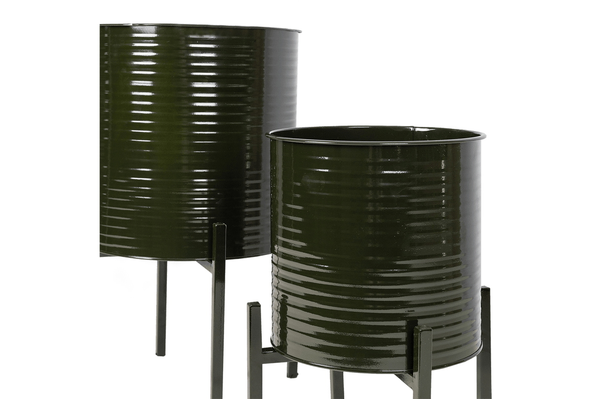 Rosa Rillo Blumentöpfe Set