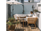 Sienna Teak High Back Lounge Sofa - rechte Seite