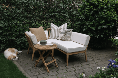 Sienna Teak Lounge Sofa - Ecke