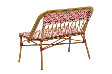 Soline Cafébank mit Französisches Geflecht 107 cm