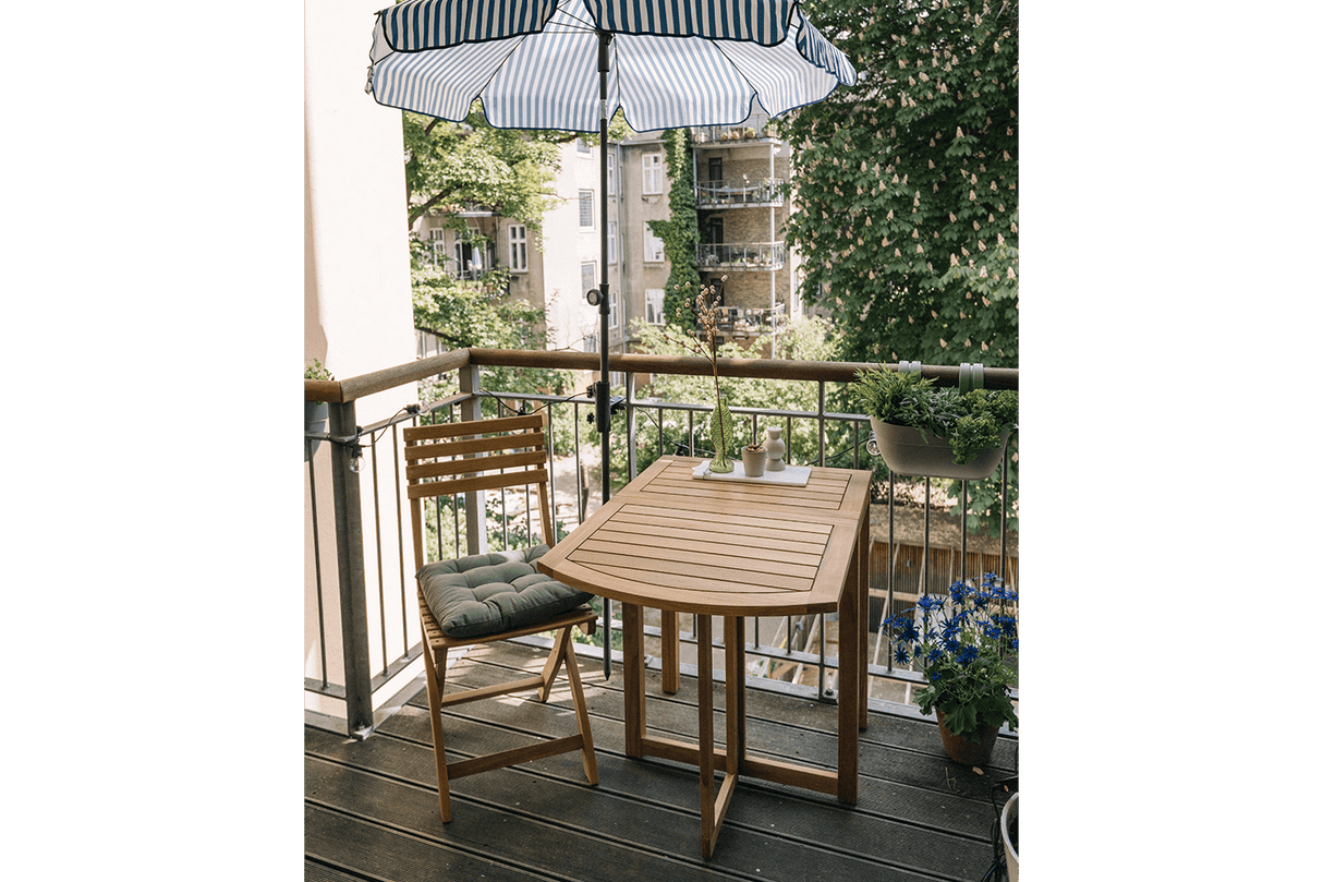 Vilma teak Klapptisch 60 x 40 cm