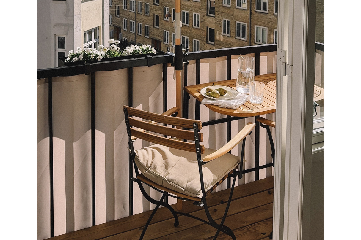 Karla teak Klappstuhl mit Armlehne