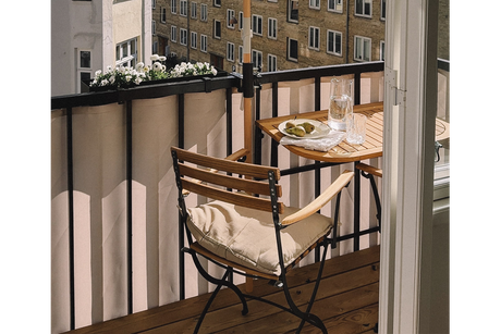 Karla teak Klappstuhl mit Armlehne