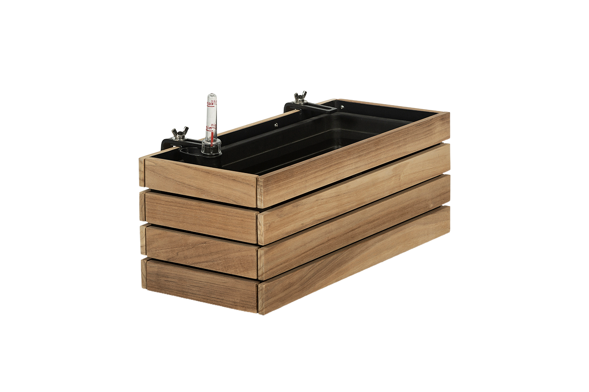 Maja Teak Balkonblumenkasten 40 / 60 / 80 cm – Balconyliving.de