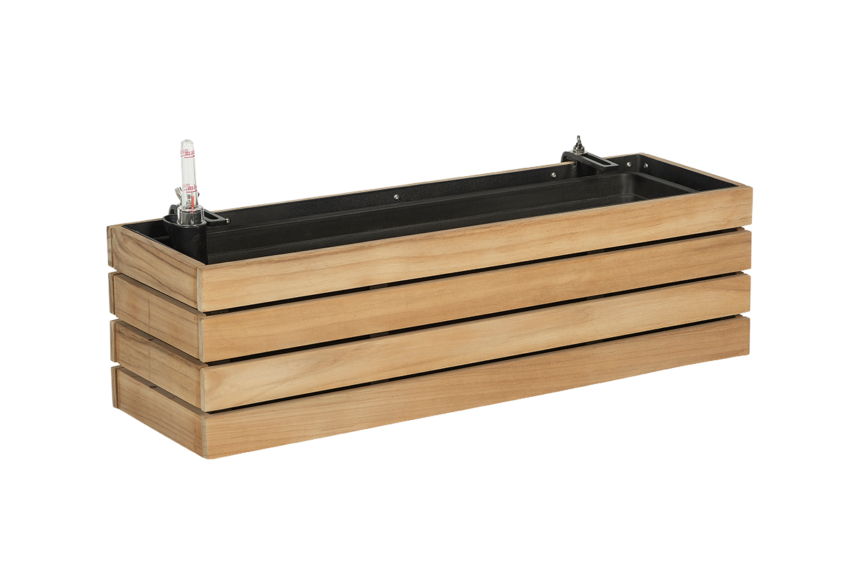Maja Teak Balkonblumenkasten 40 / 60 / 80 cm – Balconyliving.de