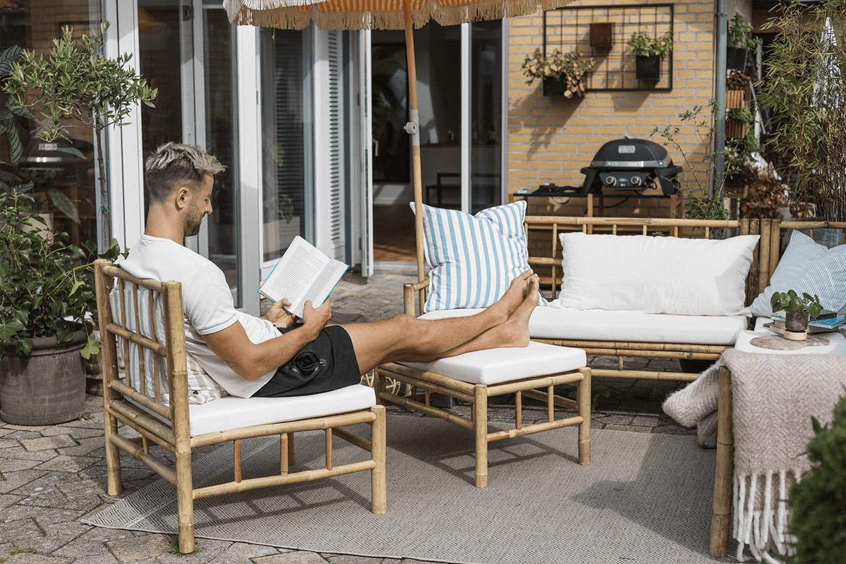 Beate Bambus Lounge Sofa - Mittelmodul