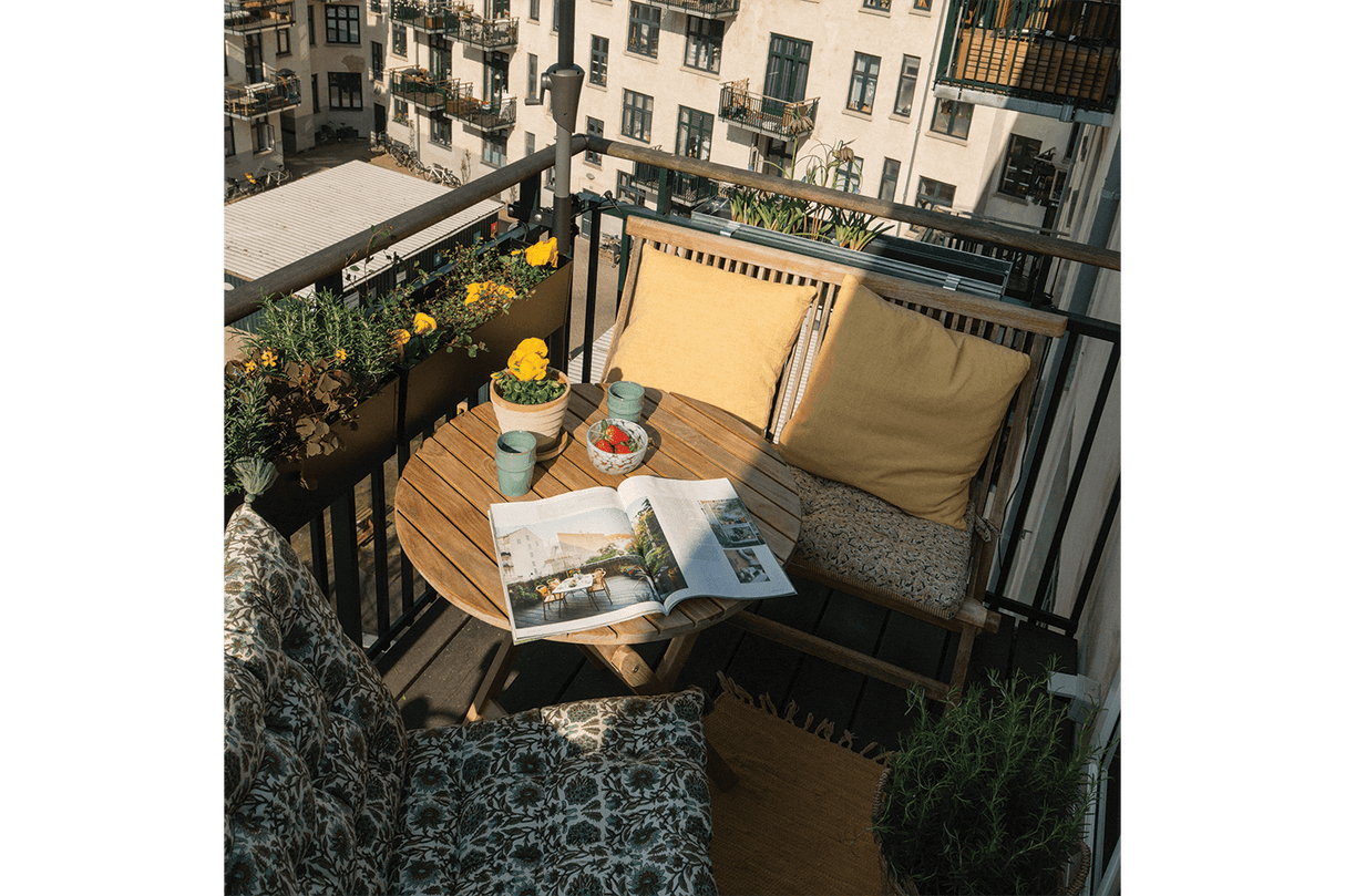 Nova teak Klapptisch Ø70 cm