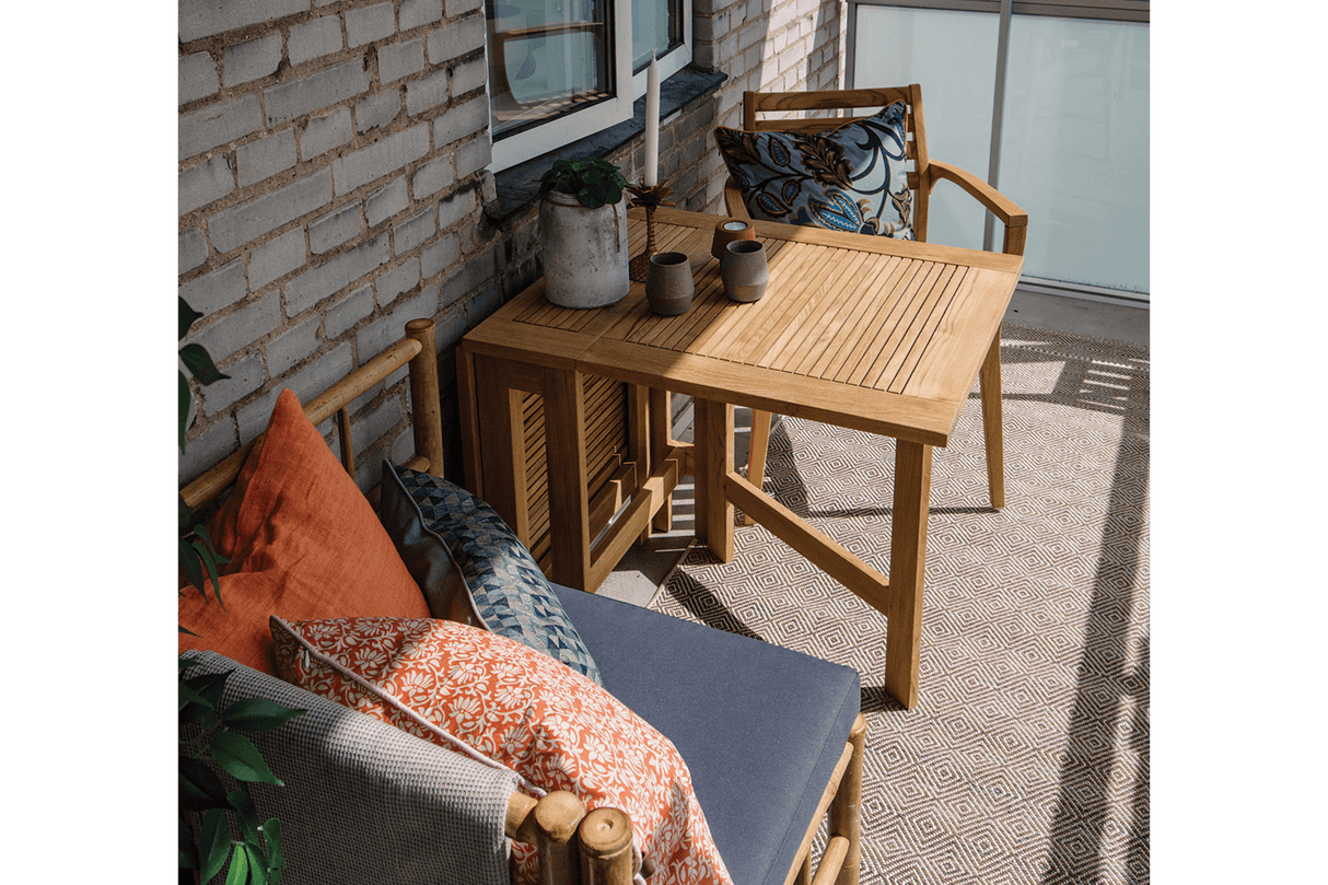 Turin teak Gateleg Tisch 146 x 70 cm