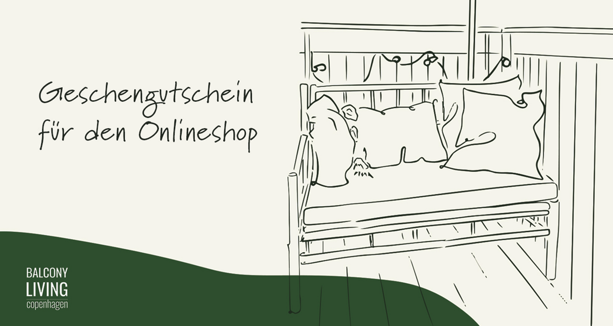Geschengutschein für den Onlineshop
