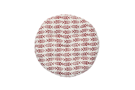 Rundes Kissen mit Druck