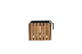 Malou Teakholzkiste für Gitter 17 x 17 cm
