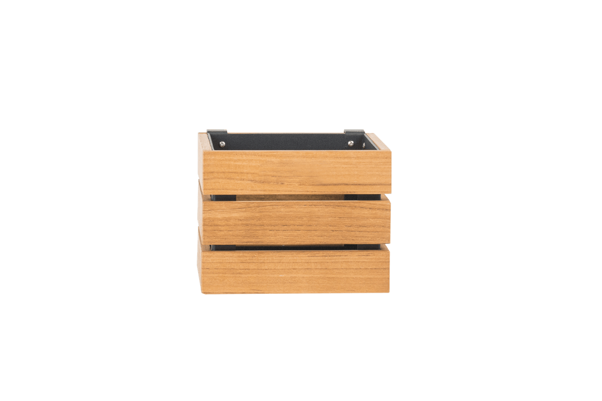 Mille Teakholzkiste für Gitter 17 x 17 cm